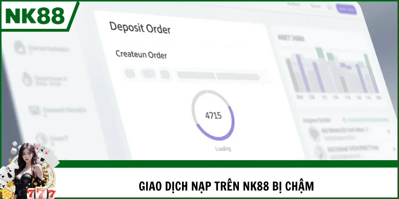 Giao dịch nạp trên NK88 bị chậm