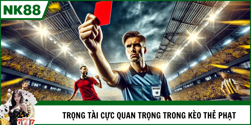 Trọng tài cực quan trọng trong kèo thẻ phạt
